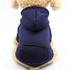 Husdjur kläder varma hundar hoodies coat dog kläder pocket jackor valp petoveralls smådog kostym husdjur outfits petsupplies wq10-wll