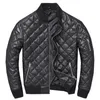 Tcyeek Streetwear Winter Automne 100% véritable Cuir Veste Hommes Moto motard Manteau Naturel Manteau de peau de mouton Mens Vestes en cuir véritable 1988 LJ201029