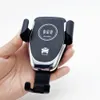 10W QI Trådlös bil Laddare Mount Air Vent telefonhållare för Universal Phones Charger Adapter i Retail Box