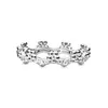 NEUER Blumenkronen-RING Originalverpackung für P 925 Sterling Silber Damen Herren Hochzeitsgeschenk CZ-Diamantringe Sets 45 O26953862