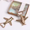 50pcSlot Antique Air Laun Shape Shape Wine Peer Bottle Opener Openers для свадебной вечеринки подарки Favors T2003231834757