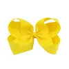 40 färger 6 tum band Bow Hairpin Clips Girls Large Bowknot Barrette Kids Hair Boutique Bows Children Hårtillbehör för Toddl8607128