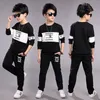 Meninos conjuntos de roupas primavera outono crianças casual grosso veludo hoodiespants 2 pçs fatos de treino para meninas do bebê crianças jogging terno 2011279974191