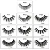 3D Mink Eyelash Whole Lashes False Eyelashes In Bulk Case with Multicolor Base Card Coloris Makeup Eye Lash Packaging Box6299029