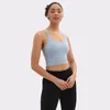 NWT RACERBACK Construído Em Sutiã ButterySoft Yoga Treino Ginásio Crop Tops Mulheres Nakedfeel Fitness Esporte Atlético Colete Colheita Sutiãs Z11256216345