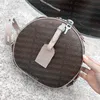 Fashion Women Mini Hand Bags Round Cakes Banquet Shoulder Messenger crossbody bag lady's Top Saddle bags small wallet purse clutches 21.5cm