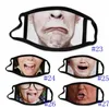 3D impresso engraçado rosto capa animal máscara de cão máscara máscara face face shield lavado máscaras de poeira reutilizável para homens e mulheres zlsk956