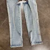 DEAT Autumn News Arrivals Streetwear High midja ljus Blue Hollow Out Denim Pants Women Jeans MJ858 201029