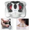 Electro Foot Massager Far Infrared EMS Pressure Points Foot Massage Machine Reflexology Feet Care Body Slimming Belt 8 EMS Pads