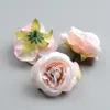 100 pcs Artificielle Pivoine Rose Soie Têtes De Fleurs Pour La Maison De Mariage Décoration DIY Headmade Scrapbooking Guirlande Pas Cher fausses fleurs 201222