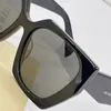 Designer Sunglasses spr 15w-f grandes dimensões hexágono quadro sunglasses moda personalidade dois templos tons mulheres óculos de sol dirigindo vidros de férias UV400 strap box