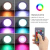 Downlights Ultra-Thin LED-panel Ljus runda dolda infällda taklampor Downlight Color Changing RGB med fjärrkontroll AC 85279X