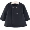 Neonata Ragazzi Primavera Inverno Misto Lana Giacca Cappotto Vestiti Neonato Bambino Natale Capodanno Costume Miscela Abbigliamento Capispalla