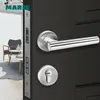 LH1004 Modern stainless steel tube door handle,door lock with handle T200703