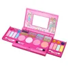 Princess Children's Make Cosmetics Playing Box Set Playes Makeup Girl Toy Lipstick Eye Shadow Kit voor Kids LJ201009