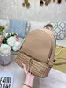 Designer-2021 Women's Luxury Purses Handbags high quality two-color stitching backpack school bags outdoor bag 33cm