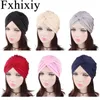 Beanie/Skull Caps Muslim Women Turban Hat Chemotherapy Chemo Beanies Head Wrap Cap Headwear Scarf Hijab Cancer Hair Loss Cover1