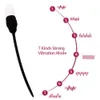 Urethral Dilators Penis Plug Vibration Insertion Urethral Plug Catheter Sounds Vibrator 7 Frekvens Sexleksaker för män vuxen3757182