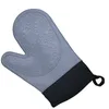 Home Long Professional Silicone Oven Mitt Kitchen Waterproof Non-Slip Potholder Gloves Cooking Baking glove home tools