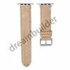 مشاهدة حزام العلامة التجارية مصمم الساقية Watch Band 41mm 42mm 38mm 40mm 44mm 45mm Iwatch 2 3 4 5 6 7 Bands Leather Bracelet Stripes Sfgh