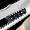 Panneau de lève-vitre en Fiber de carbone de voiture avec autocollant décoratif solide de clé pliante pour conduite à gauche BMW Z4 2009-2015246r