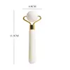 Face Massager Tools Natural White Jade Roller 3 Pcs Eye Facial Massage Anti Aging Body Skin Relax Scraping Plate