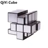 Зеркальный куб Magic Speed 3x3x3 Cube Silver Gold Наклейки Профессиональные кубики-головоломки Игрушки для детей