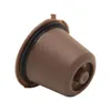 ベストセラーの再利用可能なコーヒーカプセルカップサイクル使用黒の詰め替えコーヒーカプセル補充フィルターコーヒーウェアギフトEEF3794