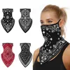 Unisex Uomo Donna Sciarpa per il viso Bandana Passanti per le orecchie Passamontagna per il collo Ghette per il collo Stampata digitale Sciarpa avvolgente sottile antivento Y1229