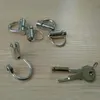 D Ring PA Lock Glans Piercing Chastity Devices Male Penis Harness Restraint Leashes Fitting Puncture BDSM For Bigger Model