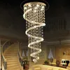 Ceiling Lights European Style Crystal Chandelier Staircase Light Living Room LED Villa Lobby El Luxury Atmospheric Lighting