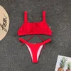 Omkagi 수영복 여성 하이 컷 섹시한 수영복 수영복 낮은 허리 Biquini가 비키니 세트 비키니 단단한 Maillot de Bain Femme T200508