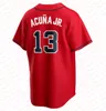 Koszulki bejsbolowe 2023 City Connect Ronald Acuna Jr. MATT OlSON ATLANTA JORGE SOLER DEiON SANDERS AUSTIN RILEY BRAVE OZZIE ALBIES JONES Mężczyźni Kobiety Młodzież