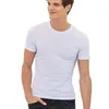Solide Baumwolle T Shirt Männer Klassische Komfortable Sommer T-shirt Kurzarm Mode Fitness Grundlegende Tops Tees1