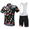 2024 Watermelon Fruit Cycling Jersey 19D Pad Bike Shorts Set Ropa Ciclismo