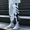 Streetwear Hip Hop Pantaloni da jogging Pantaloni Uomo Donna Pantaloni Harem larghi Pantaloni alla caviglia Sport Casual Harajuku Bianco Techwear Coreano H1223