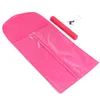 100 stks Zwart roze witte kleur Haarverlenging Carrier Opslag Met Hanger Hair Extensions Tas Voor Carrie en Verpakking Haar extension2504