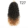 Shanghair 18039039 Goddess Faux Locs Curly Ends Short Wavy Synthetic Hair Extensions 70g pc Crochet Braids Black Afros5736738