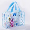 Moda tasarım ve renk su geçirmez şeffaf banyo banyo bitirme çanta yıkama çantası taşınabilir banyo ürünleri saklama çantası T3I51530