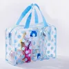 New transparent PVC waterproof wash bag dot Makeup Bag Travel dustproof clothes storage bag dirty clothes T3I51531