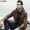 Men's Retro Autumn Winter warm Coat Real leather Motorcycle jacket Detachable Hooded Male Genuine Leather Jacket 201128
