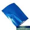 100Pcs 5x7CM Aluminum Foil Open Top Packaging Bags Vacuum Heat Seal Mylar Flat Storage Bags for Dry Flower Tea