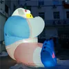 groothandel kleurrijke opblaasbare ballon opblaasbare stijl mascotte met ventilator en LED-strip en video's voor nachtclub plafonddecoratie