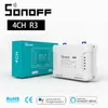 SONOFF 4CH R3 Wireless Smart Home Controller Wifi Switch 4 Gang DIY Smart Switch APP Remote Switch Works for Alexa/Goole Home