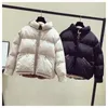 Winter Jacket Women Hooded Black Short Parkas Mujer Casual Cotton Overcoat Femme Loose Thick Warm Jackets Womens 201125