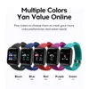 ID116 Plus Smart Polsbandjes Armband Sports Fitness Horloge Met Running Tracker Hartslag Stappenteller Bloeddruk Polsband