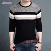 Liseaven Pullover Männer Oansatz Marke Herrenbekleidung Slim Fit Pullover Männer Strickwaren 201203