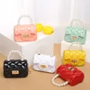 2021 Kinderen Nieuwe Pearl PVC Portable Mini Candy Color Small Jelly Bag Fashion Casual Small Change Bag