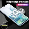 Volledige omslag Hydrogel -filmscherm Bescherming HD Softfilm voor Samsung Note20 Ultra S20 plus S10E S10 S9 S8 Auto Repair Screen Protect4415044