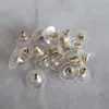 1000 pçs / lote banhado a ouro prata disco voador forma brinco costas rolhas earnuts brinco plugues liga encontrar acessórios de jóias co199h